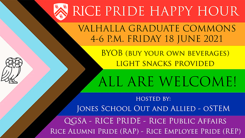 Rice Pride Happy Hour Infographic